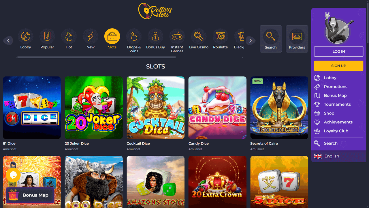 Ludothèque de Rolling Slots
